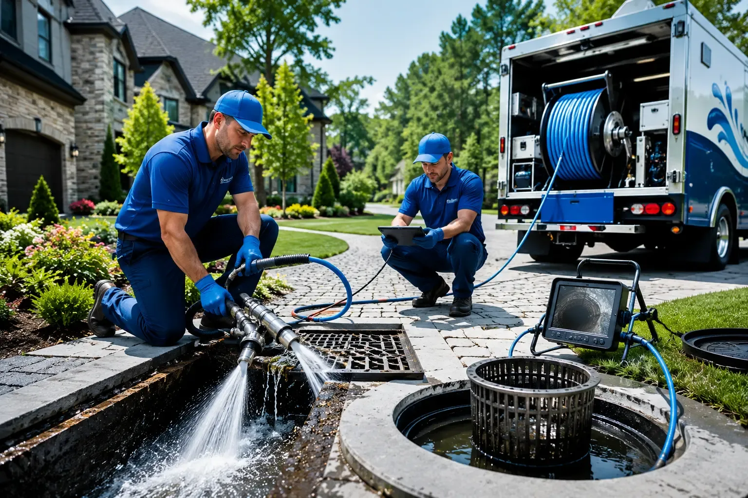Local outdoor drain cleaning professionals in Clay City, IN